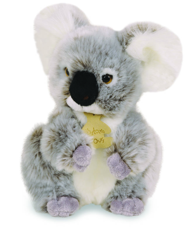  les authentiques peluche koala gris blanc 